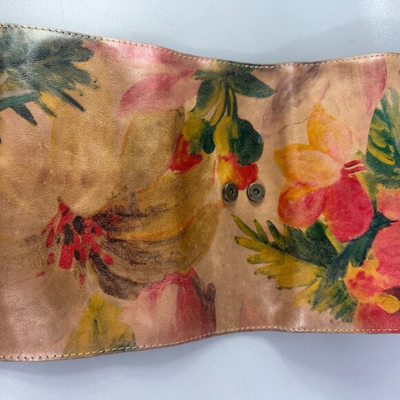 Rare Patricia Nash Leather Roll-Over Closre Cosmetic Organizer - Picture 12 of 14